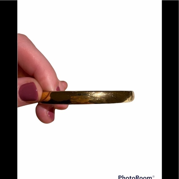 VINTAGE Monet gold plated bangle - Picture 1 of 13